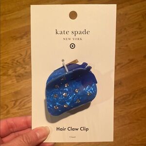 Kate Spade Blue Strawberry Hair Claw Clip